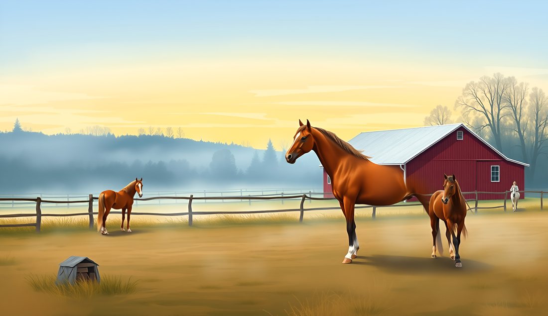 Barn at Dawn