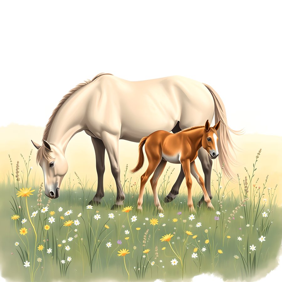 Mare and Foal Meadow