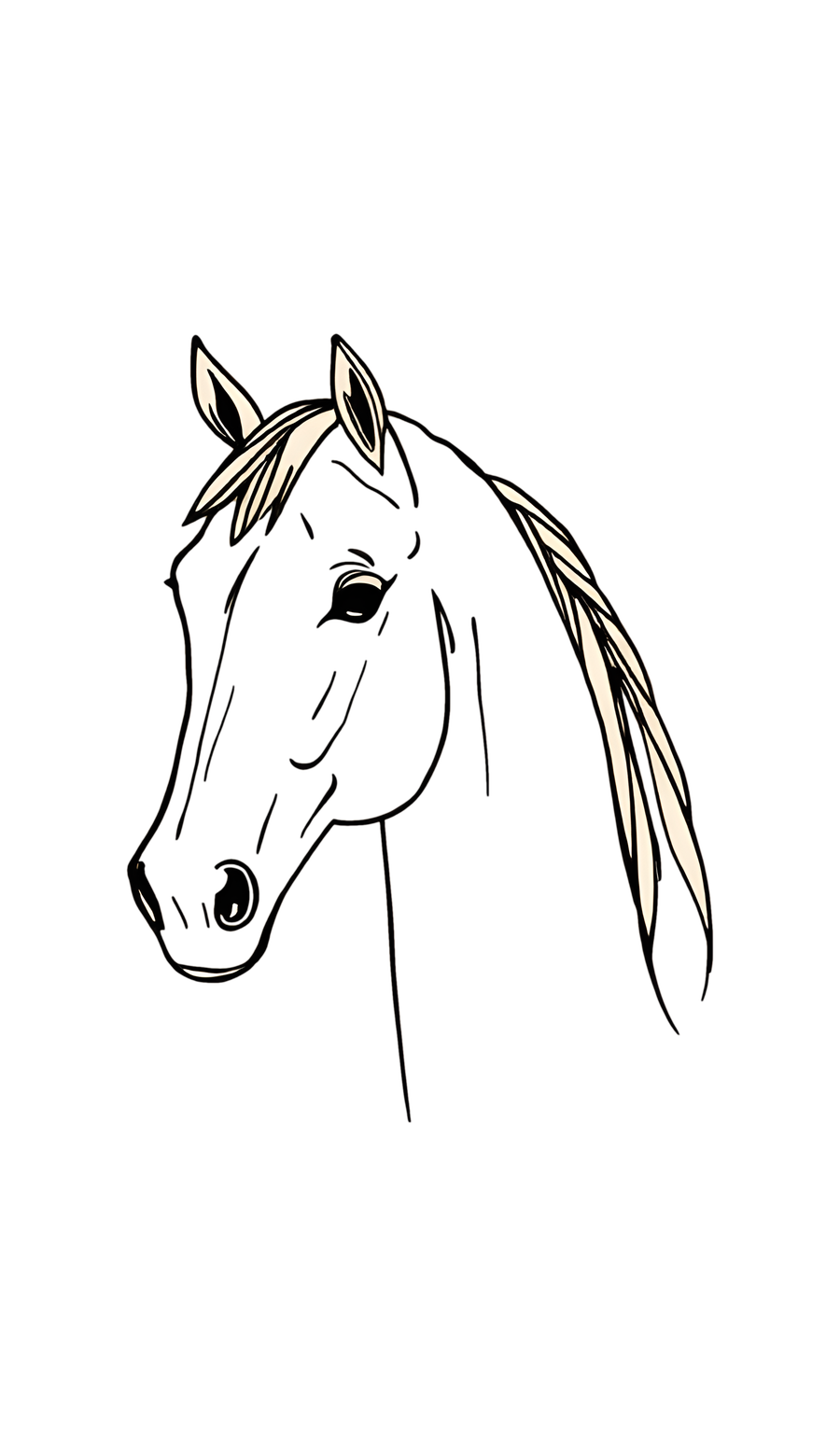 Single Line Horse
