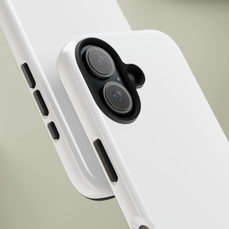 Close-up of the tough case corner and camera cut-out